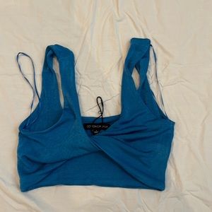 Blue Cotton Candy LA Top